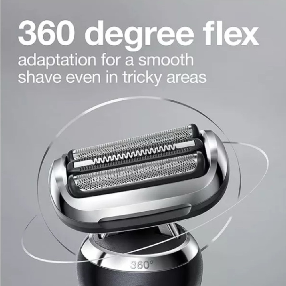 Braun 7075cc - Waterproof Foil Shaver/Wet & Dry Shave/Beard Trimmer/Travel Case - Picture 12 of 15